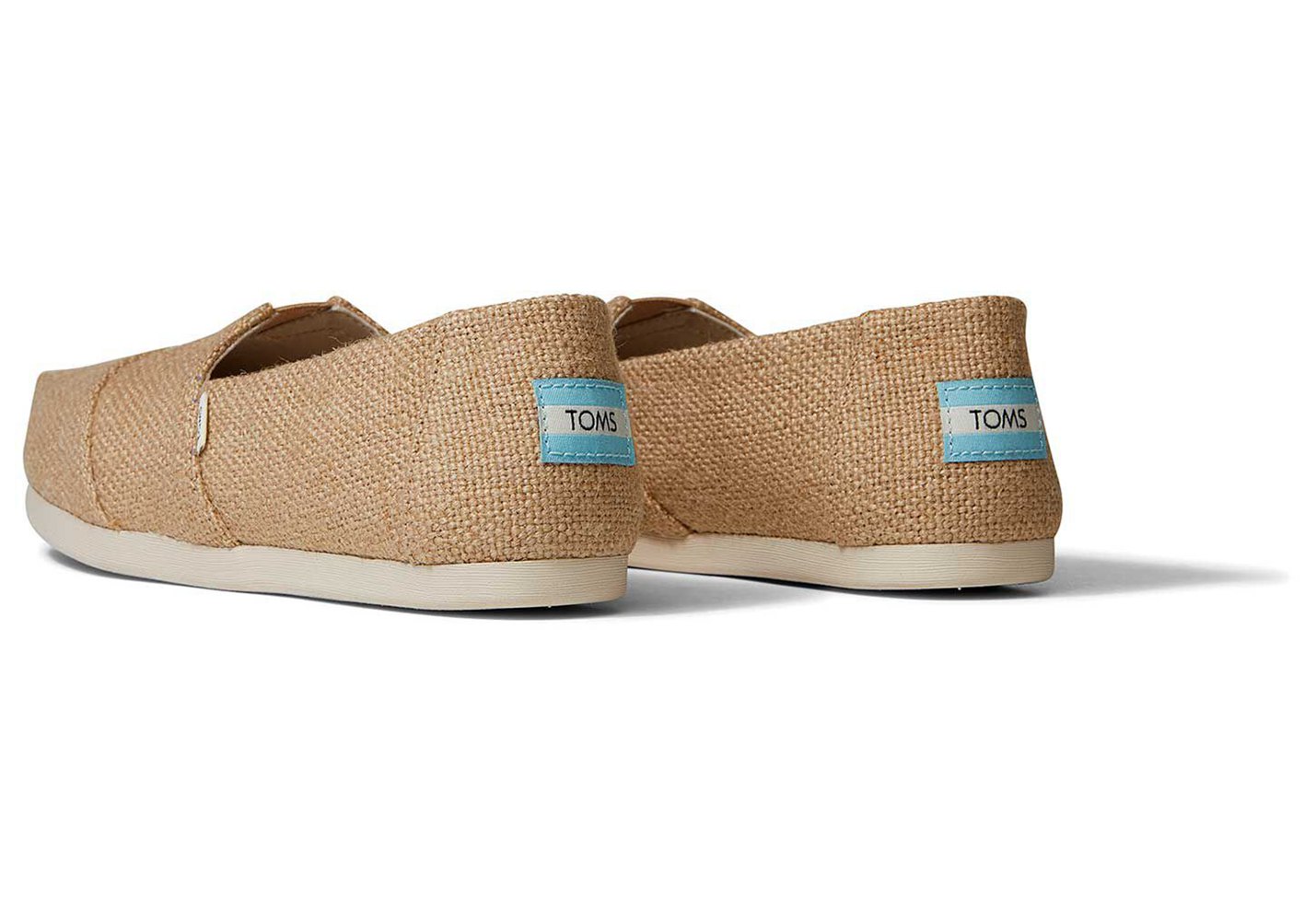 Toms Espadryle Damskie Beżowe - Alpargata Burlap - 45REUYNSQ